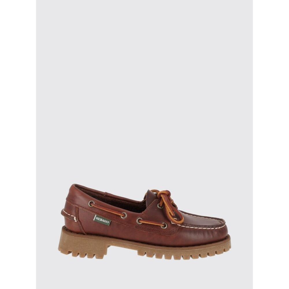 Sebago Women Sebago Ranger Boat Shoes In Waxed Leather With Notched Sole